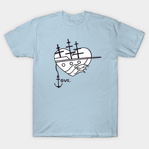 Love Boat T-Shirt by marissafv